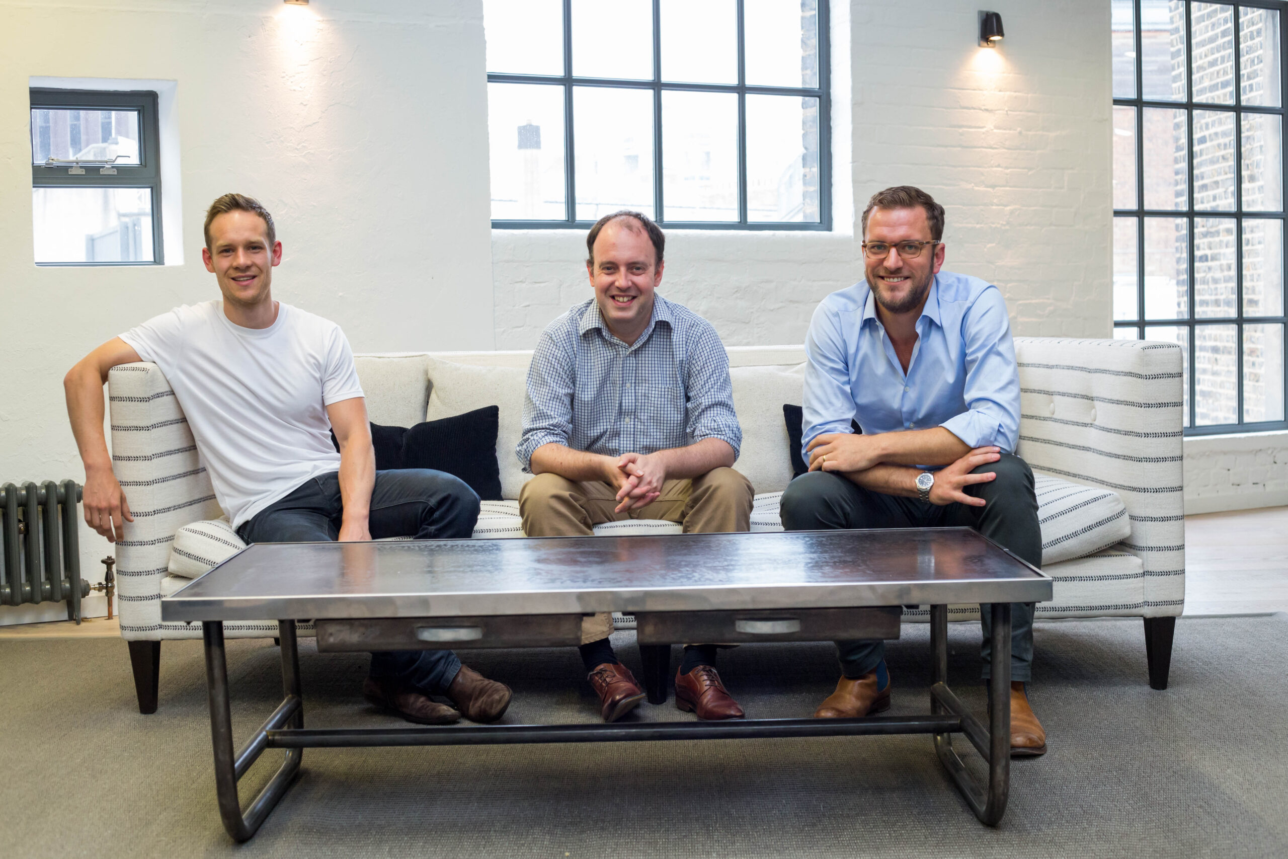 Matt Robinson (left) of Nested has designs on disrupting the house buying process