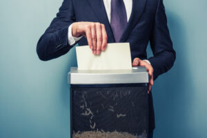 The hospitality industry is the worst for shred private documents