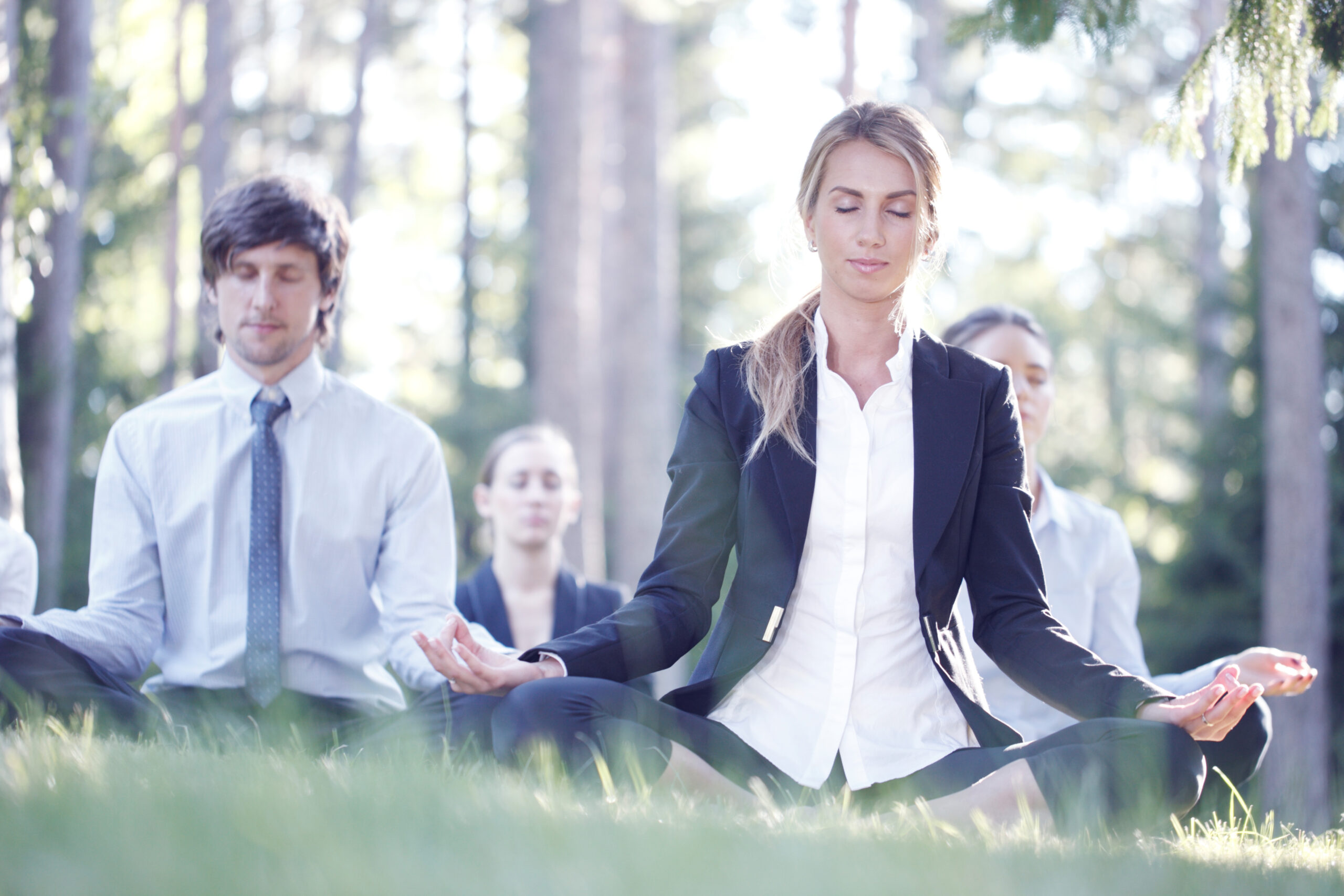 Only 5 per cent of Britons say their employer organises physical exercise during working hours.