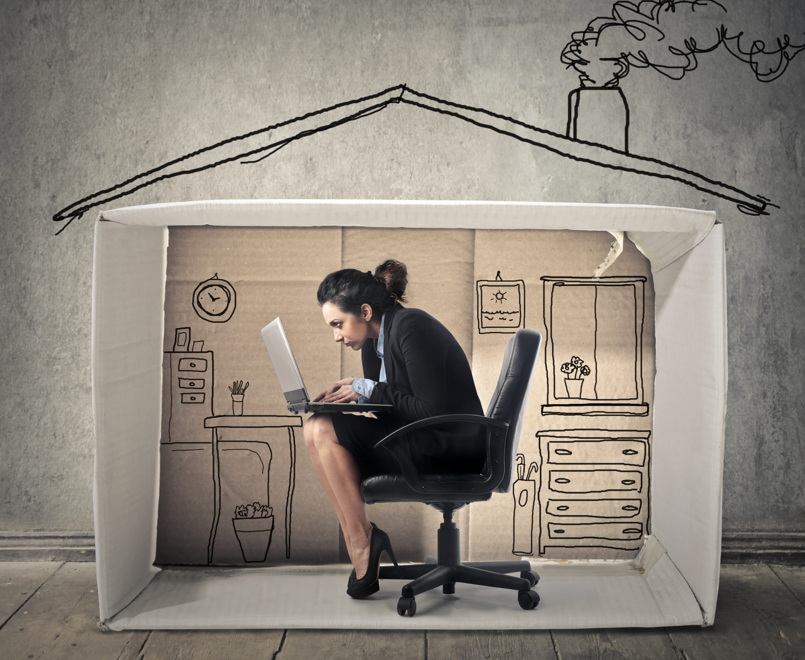 The most common issues of working from home are backache and neck pain