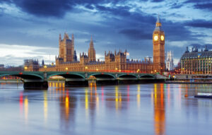 London - Big ben and houses of parliament, UK. Coronavirus Job Retention Scheme
