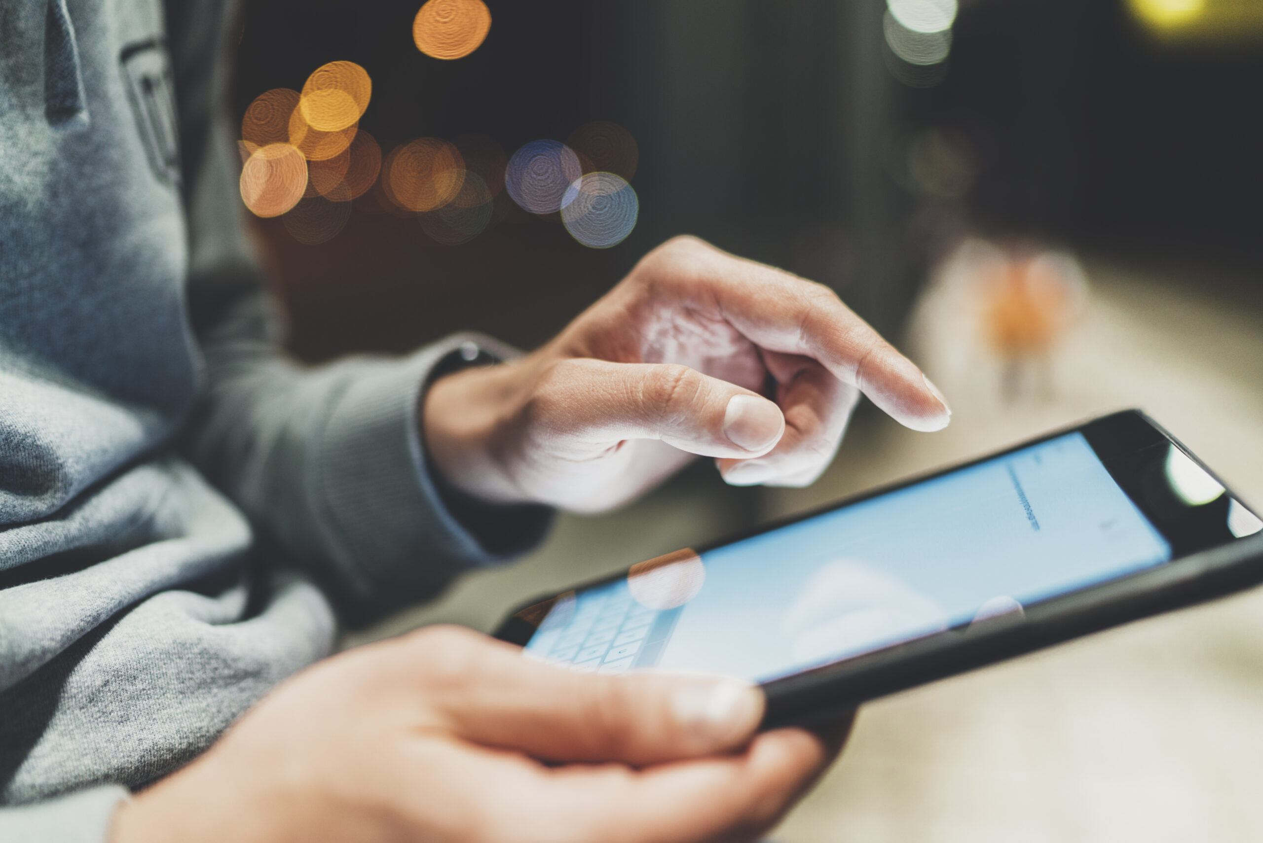 Using modern digital tablet