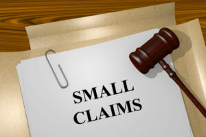 If you decide to take the small claims route, the first action is to write the other party a letter.