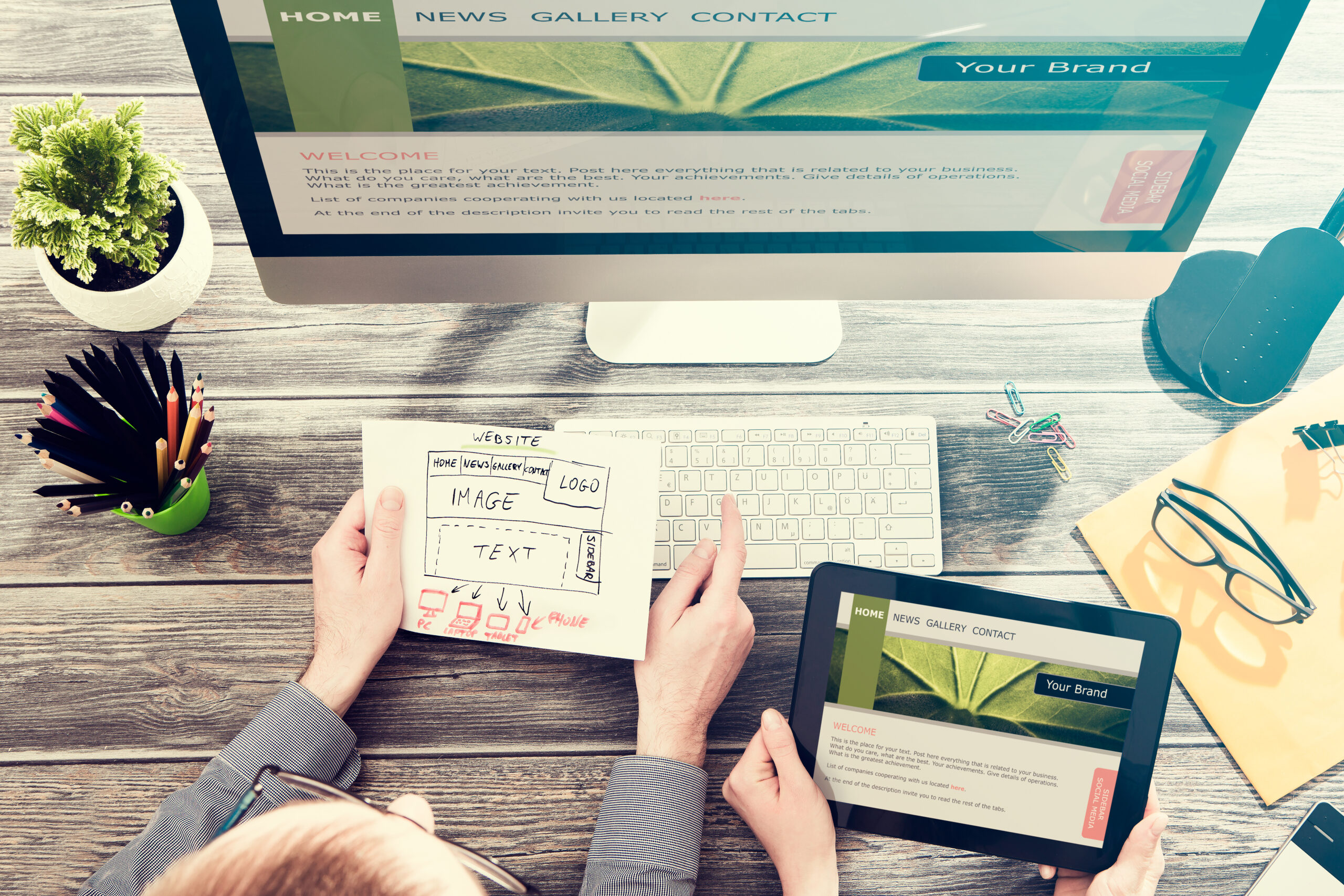 Your website is the online presence that you actually own and can control