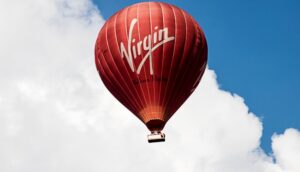 The Virgin hot air balloon