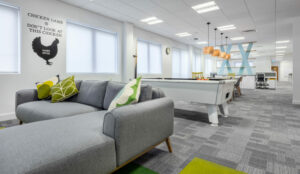 A workspace that's conducive to productivity, socialising and fun will boost staff retention