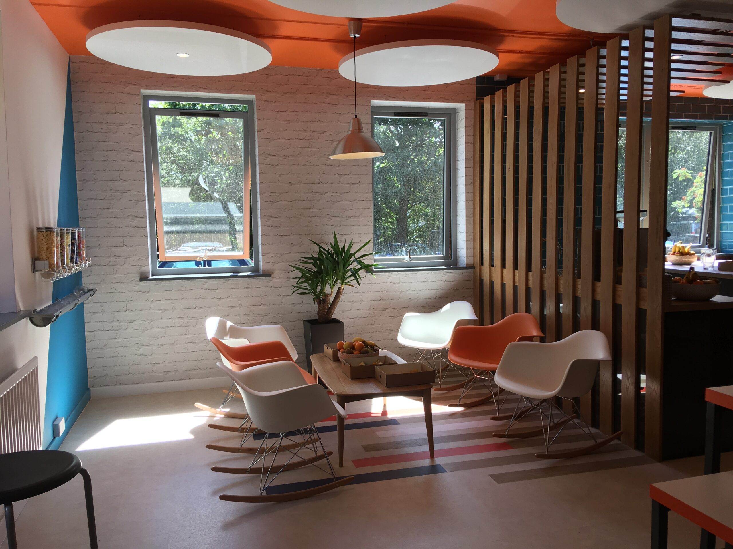 Nice spaces to relax in at inty