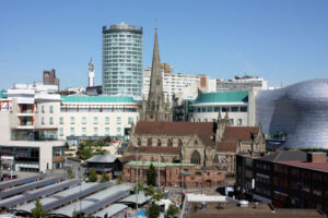 Birmingham has relatively cheap rent and a high level of investment
