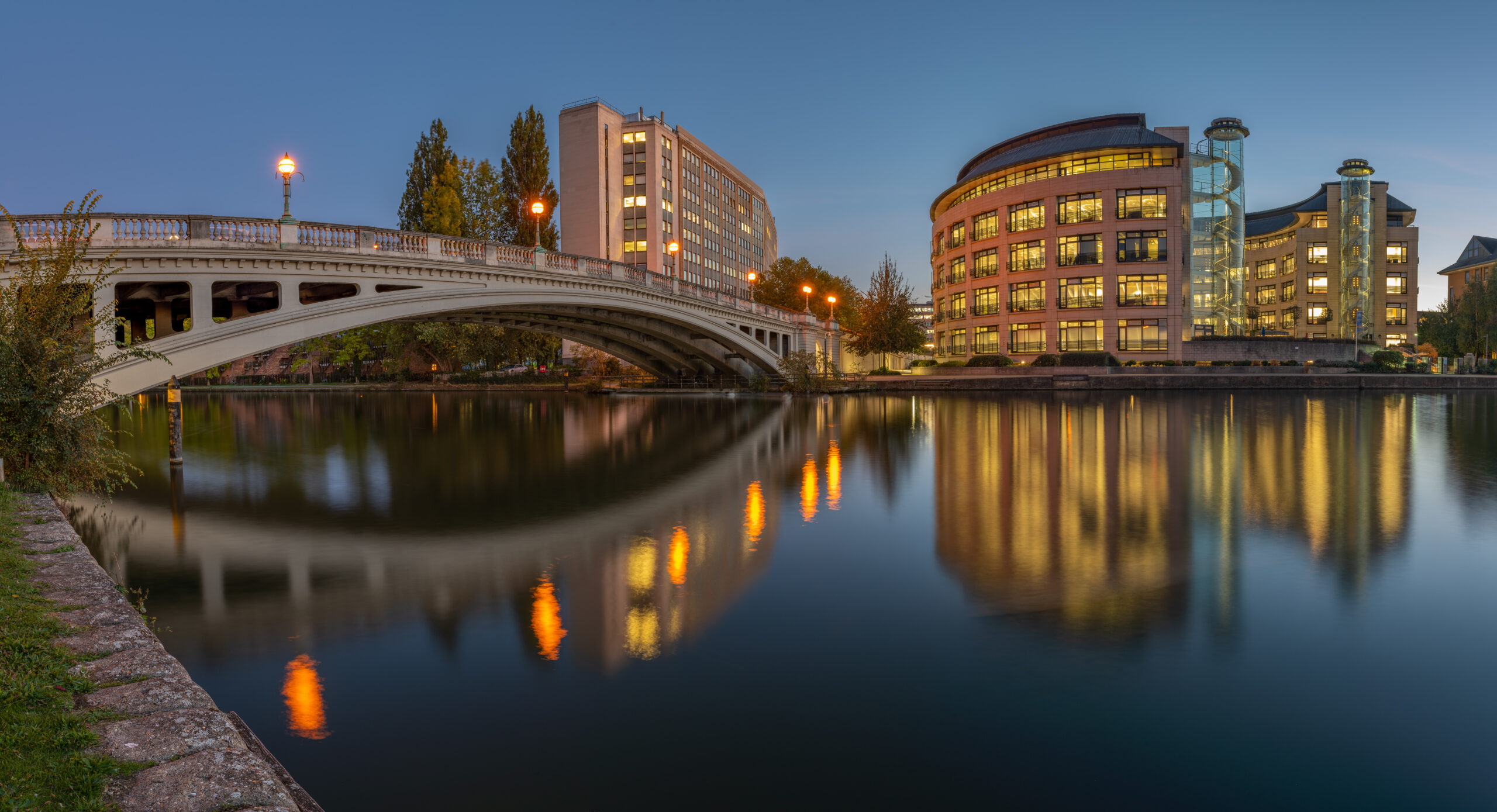 Reading Bridge over River Thames, Berkshire