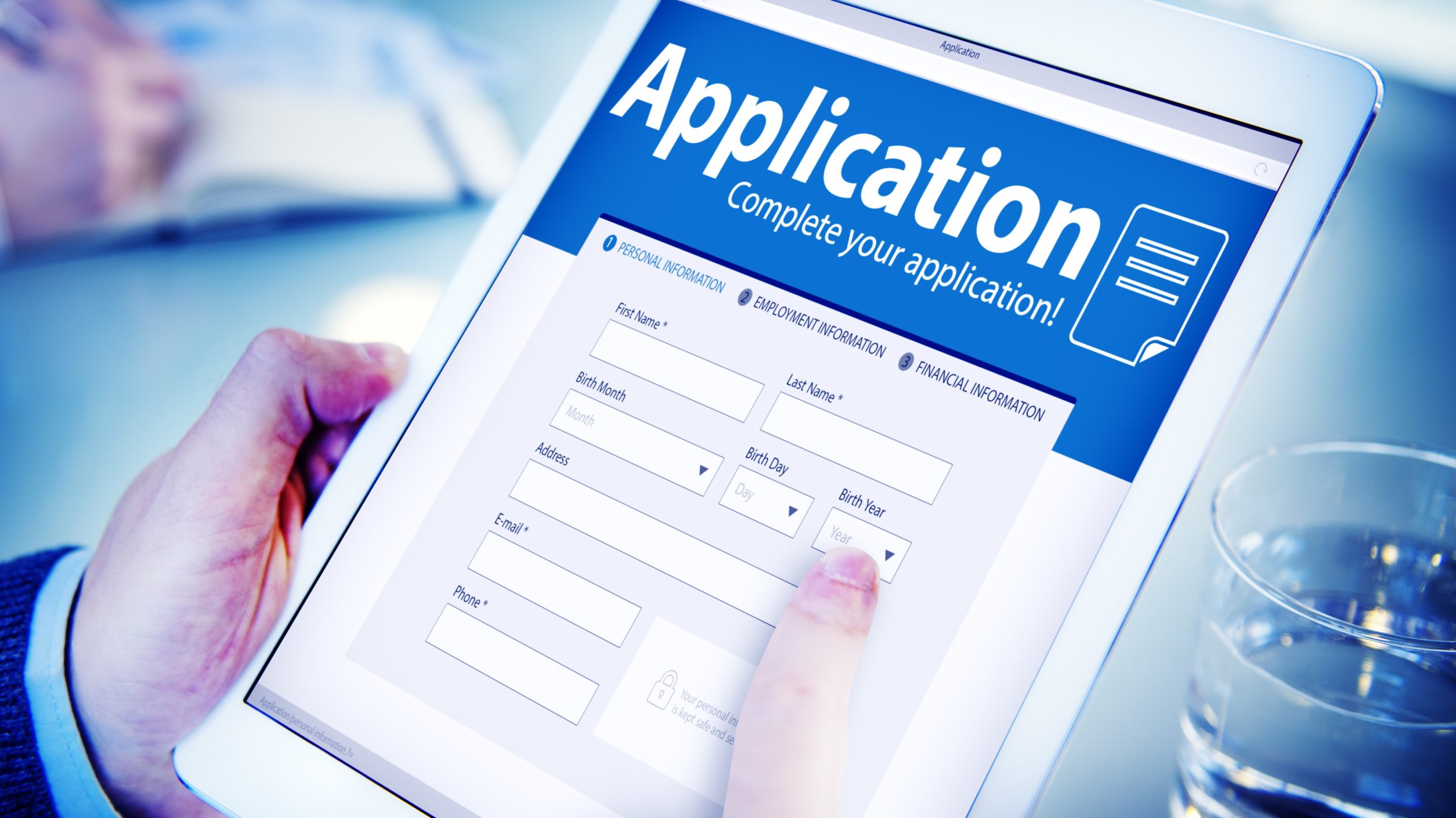 application form, self-employed support scheme concept