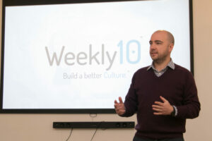 Andy Roberts presents Weekly10 to companies across a range of sectors