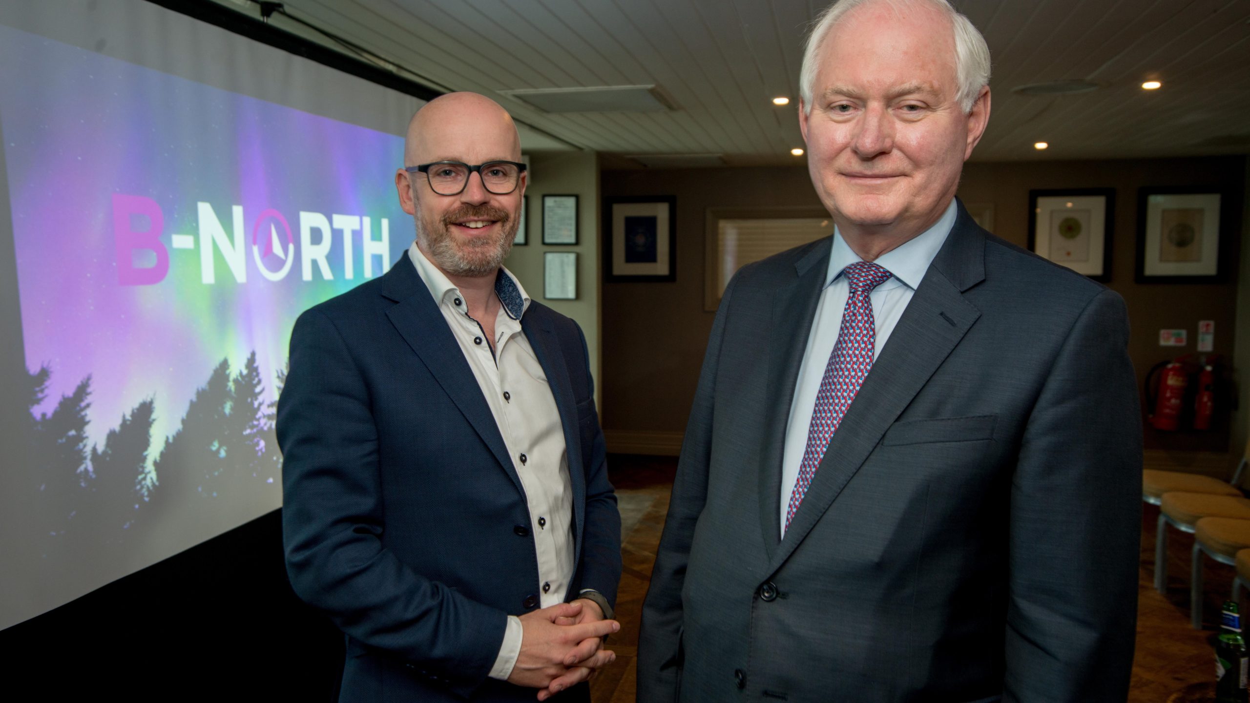 B-North CEO Jonathan Thompson (L) and chairman Ron Emerson (R)