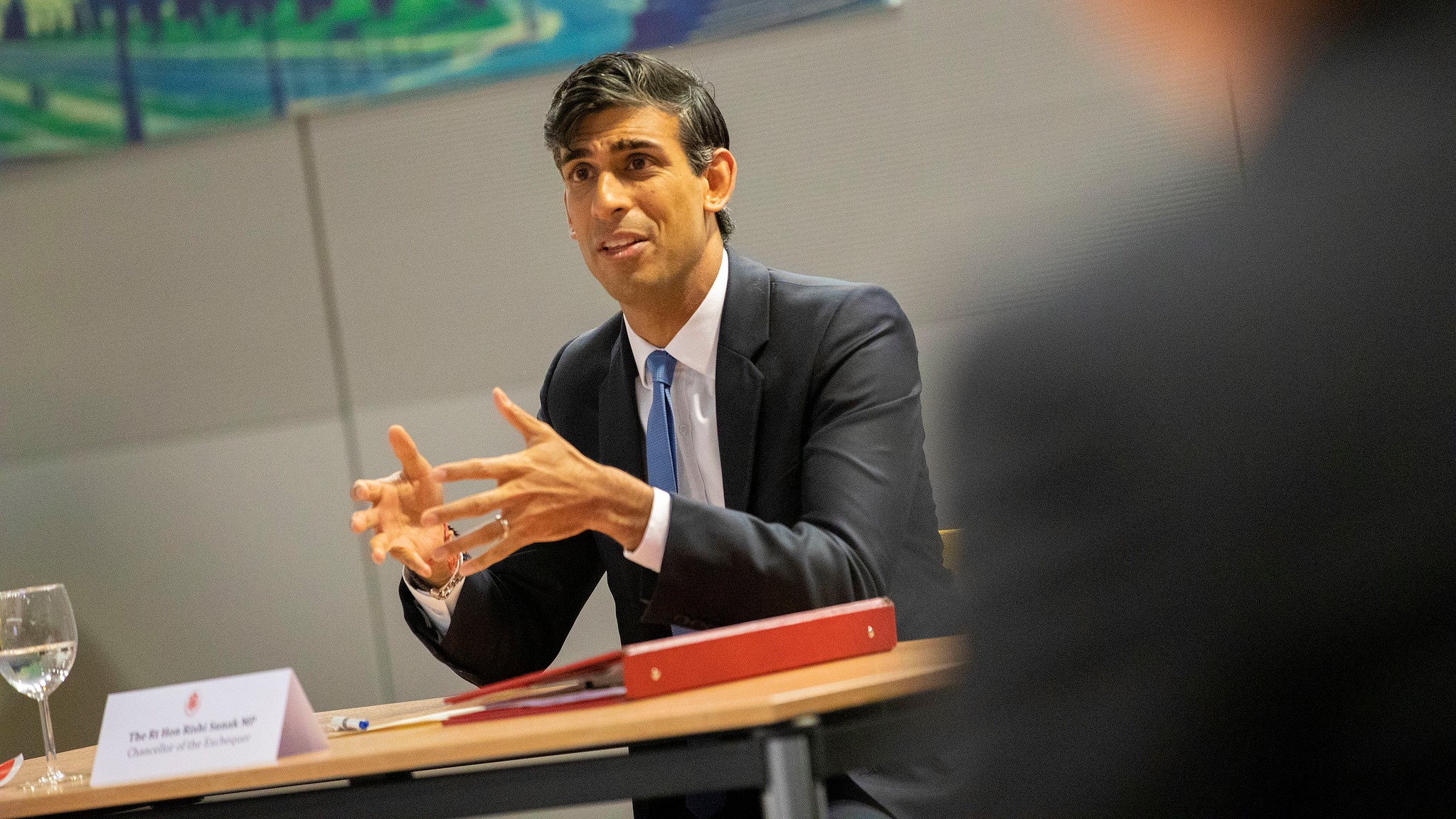 Rishi Sunak, government business support concept