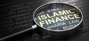 Words Islamic finance under magnifying glass