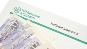 letter from HMRC National Insurance, small business national insurance concept