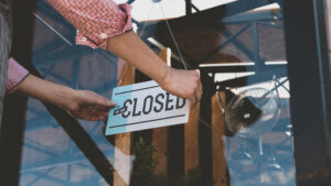 Closed for business: half a million jobs are at risk from under threat small businesses