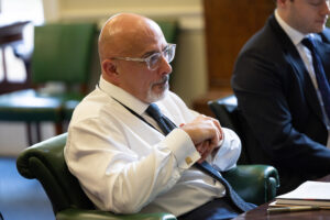 Chancellor of the Exchequer Nadhim Zahawi + small business