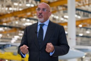 Chancellor Nadhim Zahawi on a tour of Airbus, energy grants concept