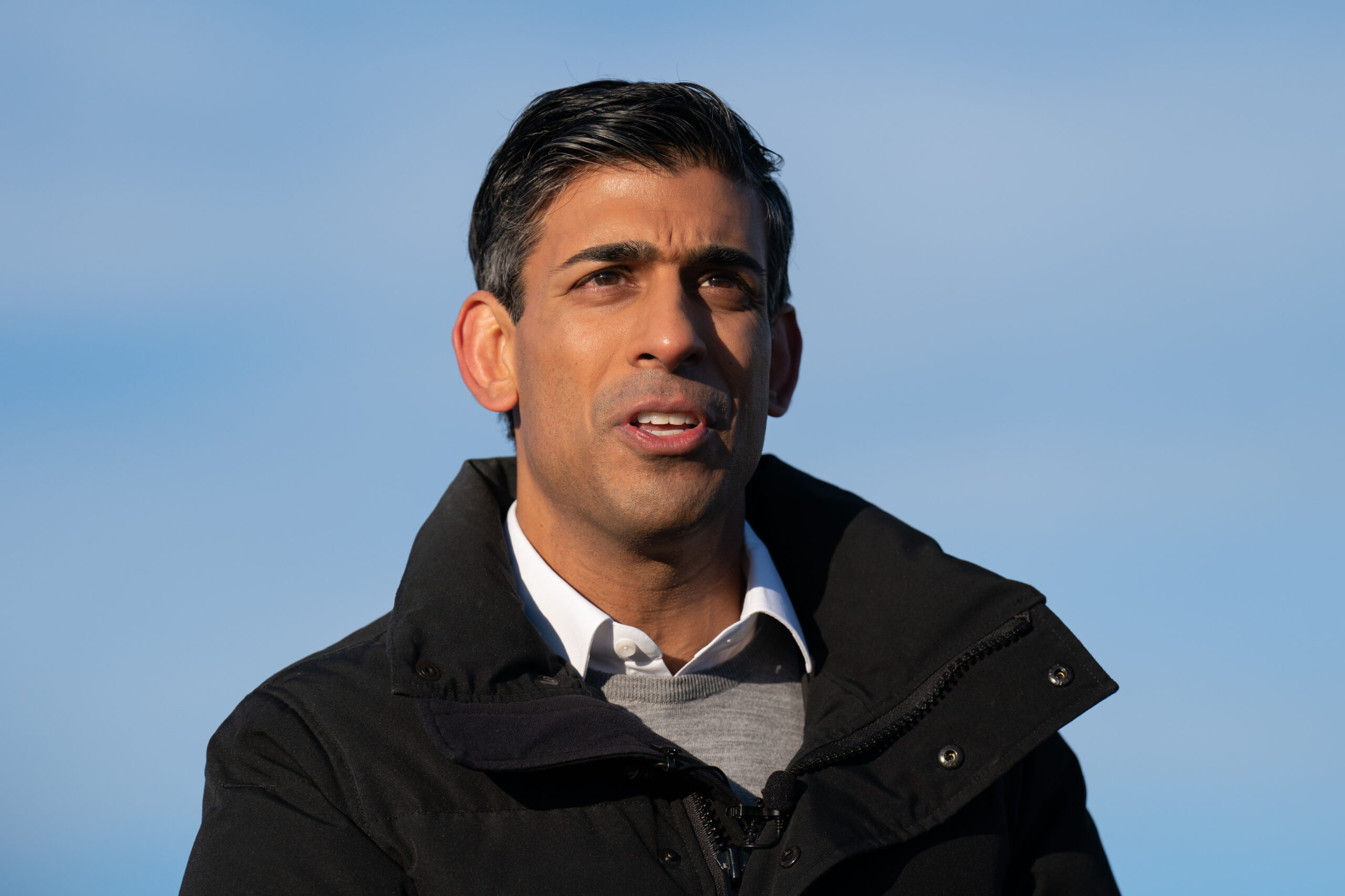 Energy cost support businesses concept. Prime Minister Rishi Sunak