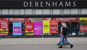 Shops closing - Debenhams was one of the major casualties of 2022