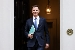 Jeremy Hunt about to announce the Autumn Statement 2023