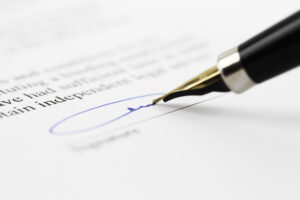 Contract law concept