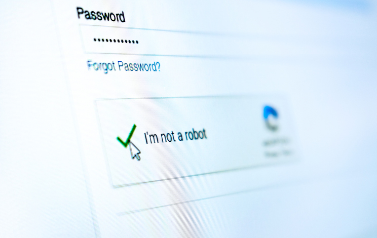 Captcha, I am not a robot.